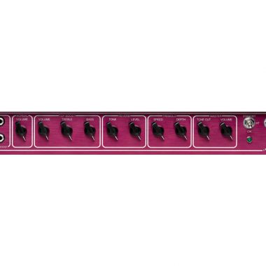 closeup of controls on VOX amplifier