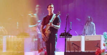 rock band in concert