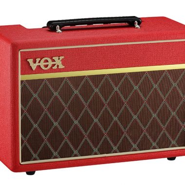 red VOX amplifier