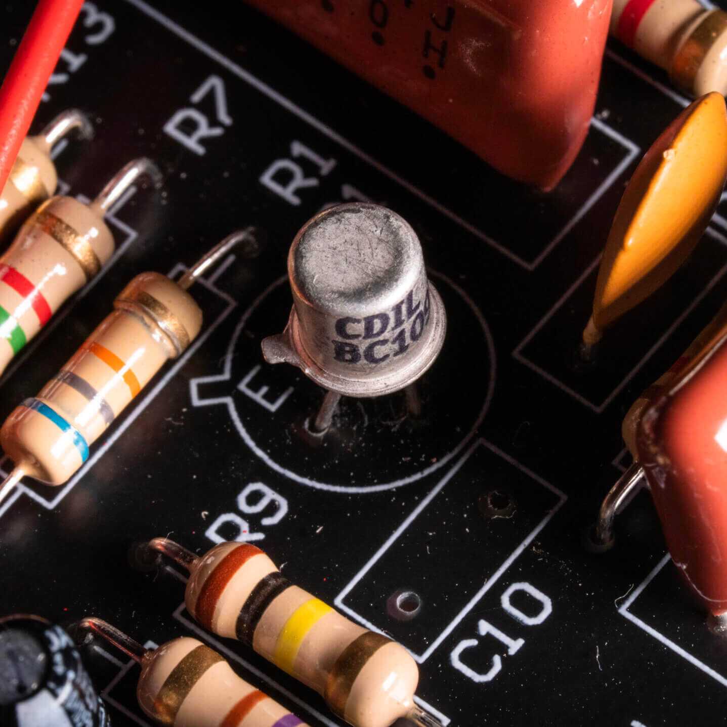 Vox Wah Pedals V846 Vintage Transistor closeup