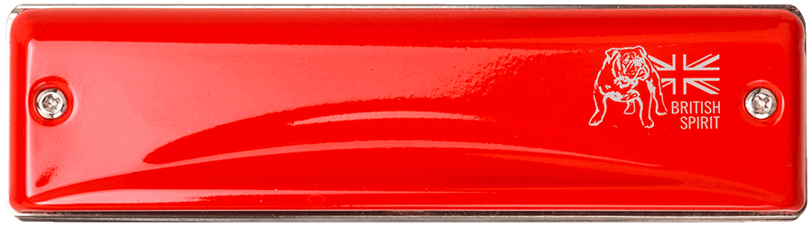 red VOX harmonica